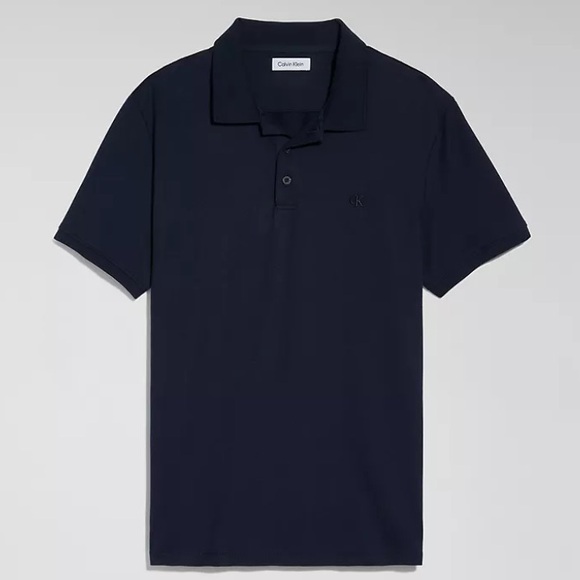 🆕 Calvin Klein Classic Fit Smooth Cotton Short Sleeve Polo • Men’s Size Large - Picture 6 of 7